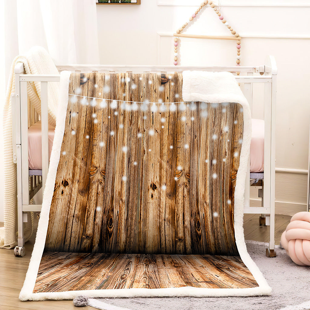 Merry Christmas Sherpa Fleece Blanket