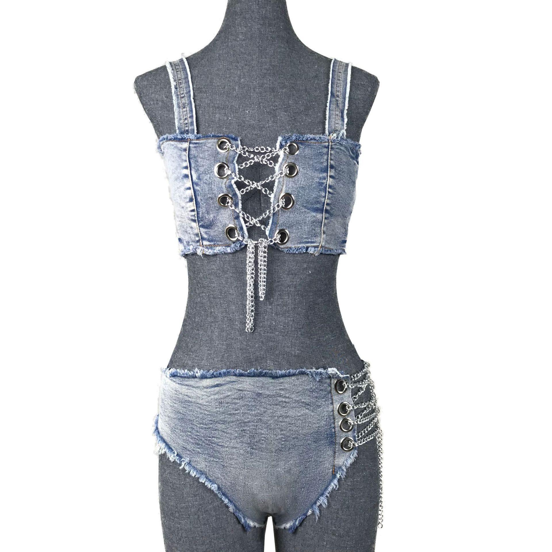 Jeans Sexy Summer Beach Bikini-STYLEGOING