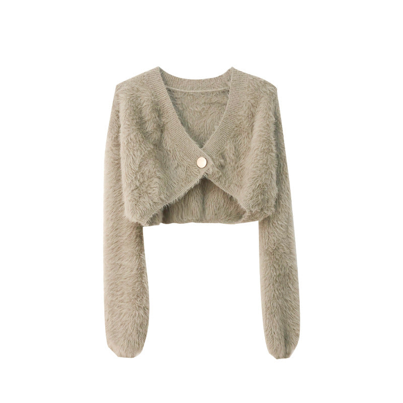 Fashion Short Knitted Mink Coats