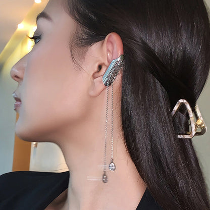 Fashion Tassels Ziron Designed Drop Earrings for Women