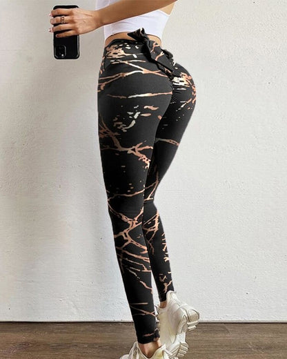 Sexy Butterfly Design Sports Leggings