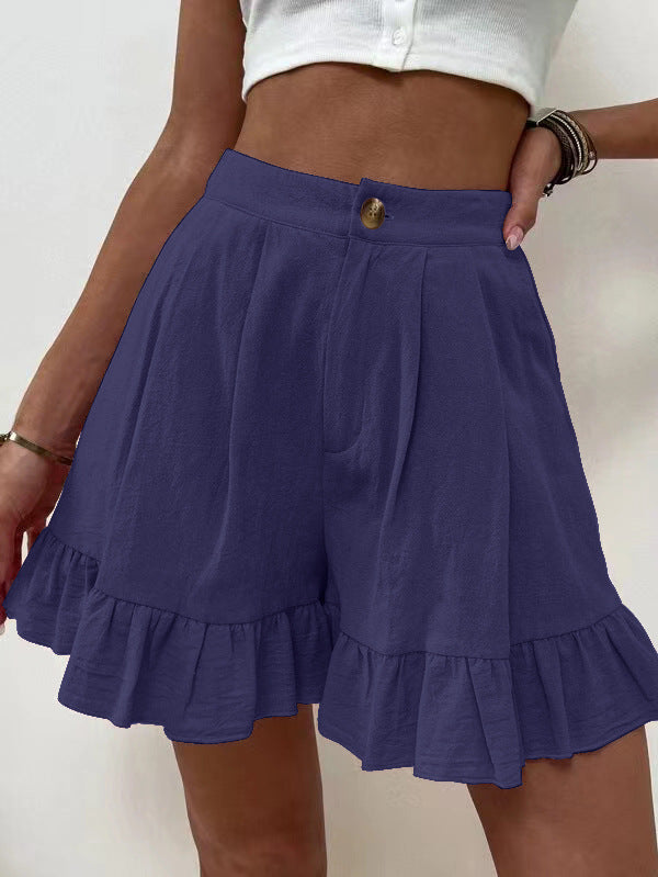 Casual High Waist Summer Short Pants for Women