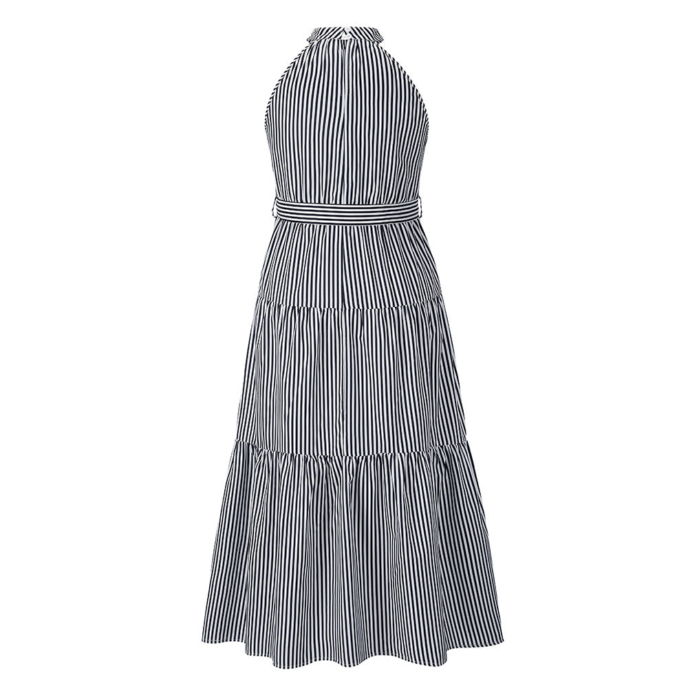 Summer Striped Summer Long Maxi Dresses