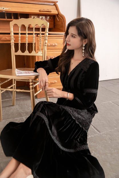 Vintage Long Sleeves Winter Dresses