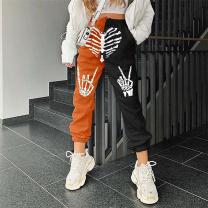 Happy Halloween  Women Hip-Hop Sports Pants