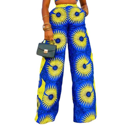 Casual High Waist Women Straight Pants