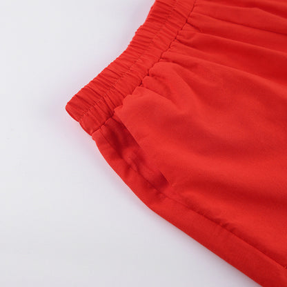Casual Cotton Summer Women Out Suits