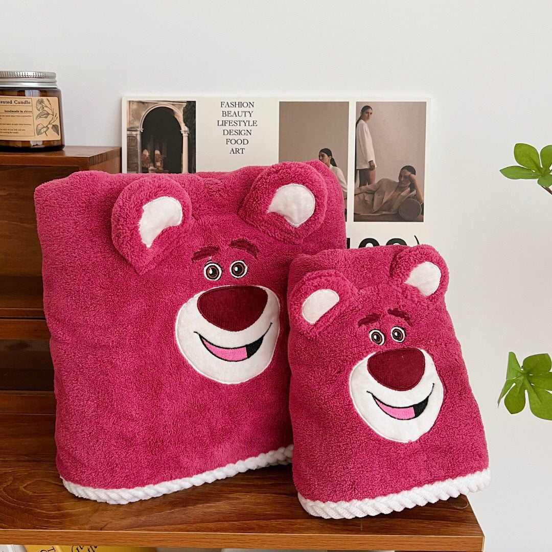Animal Design Fast Drying Towel and Bath Towel Sets