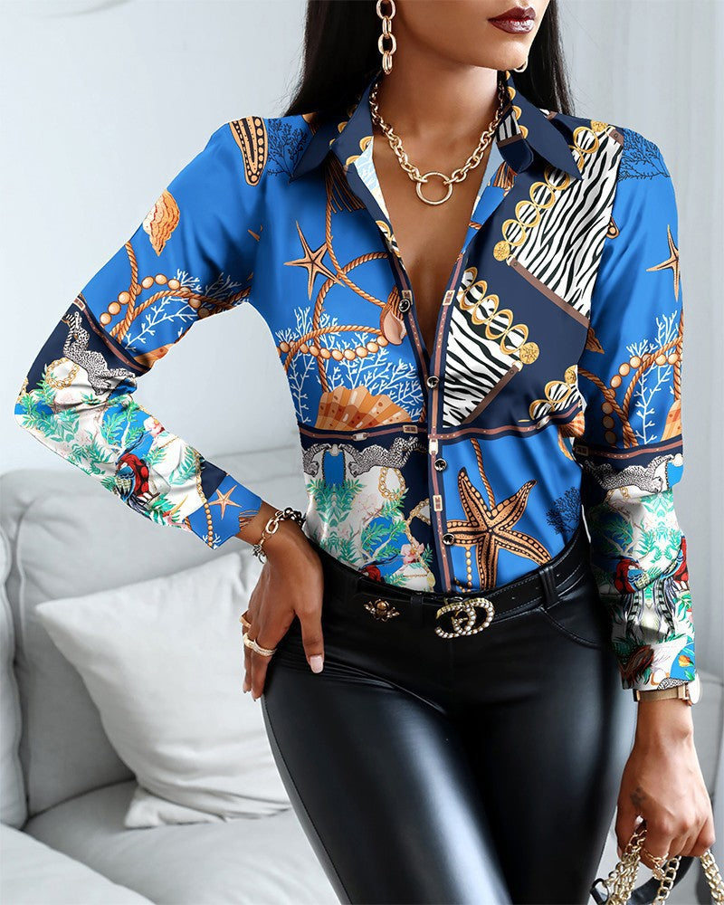 Vintage Fall Long Sleeves Shirts for Women