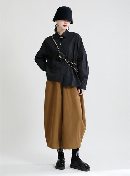 Vintage Women Causal Wide Leg Pants