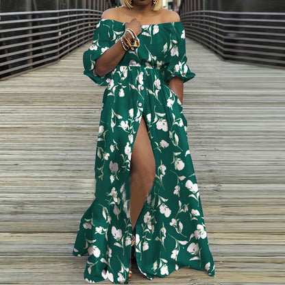 Sexy Off The Shoulder Long Maxi Dresses