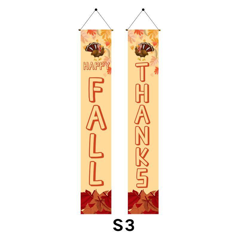 Thanksgiving Day Couplet Home Garden Door Decoration