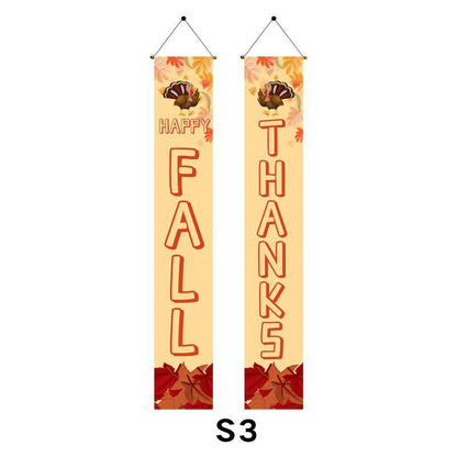 Thanksgiving Day Couplet Home Garden Door Decoration