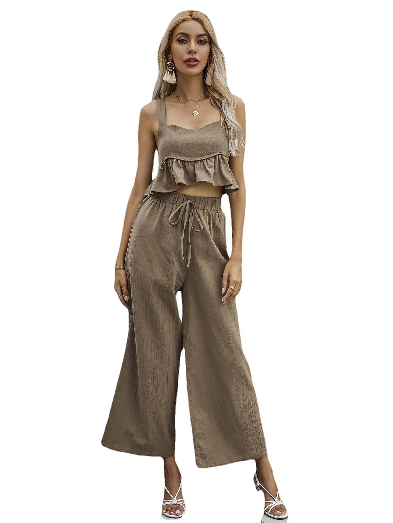 Casual Women Summer Two Pieces Suits