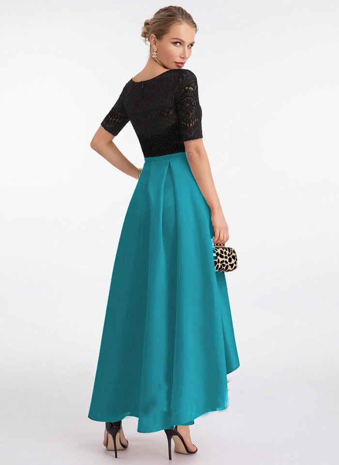 Elegant Asymmetrical Lace Party Dresses