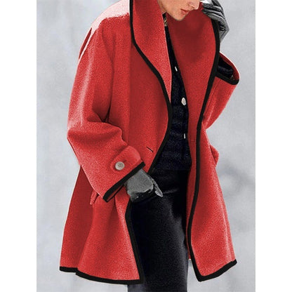 Plus Sizes Women Woolen Overcoat