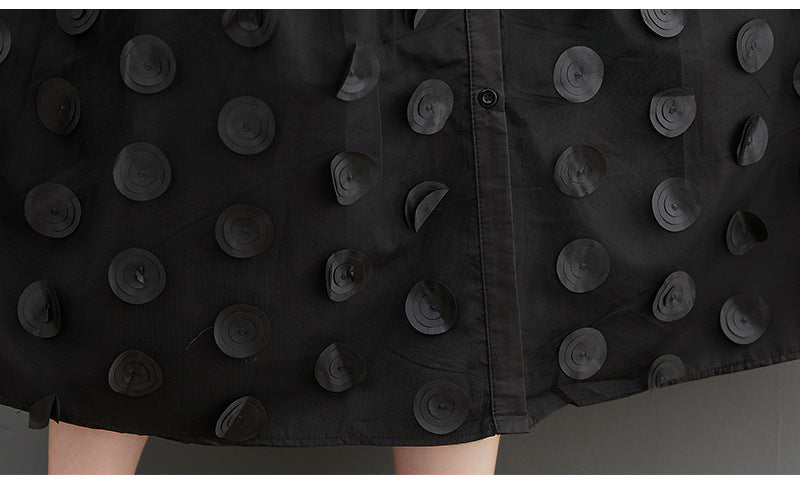 Black Plus Sizes Long Shirt Dresses