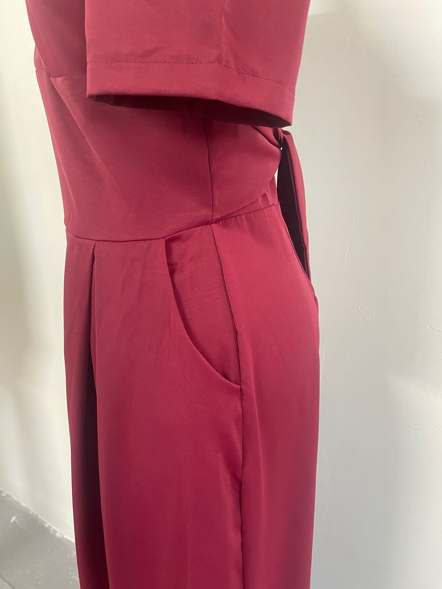 Elegant Belt High Waist Wide Legs Jumpsuits
