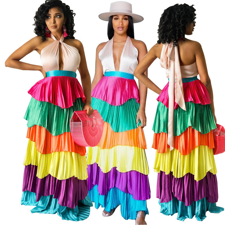 Sexy Colorful Summer Cake Dresses