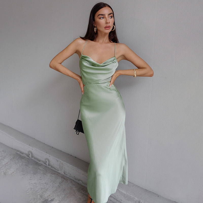Sexy Backless Bandage Summer Slip Dresses