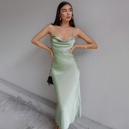Sexy Backless Bandage Summer Slip Dresses
