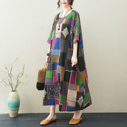 Summer Plus Sizes Long Cozy Dresses