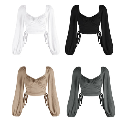 Fashion Knitted Sexy Women Short Tops