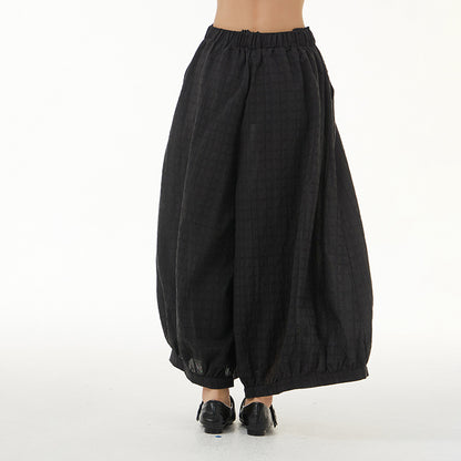 Vintage Designed Plus Sizes Summer Wide Legs Pants