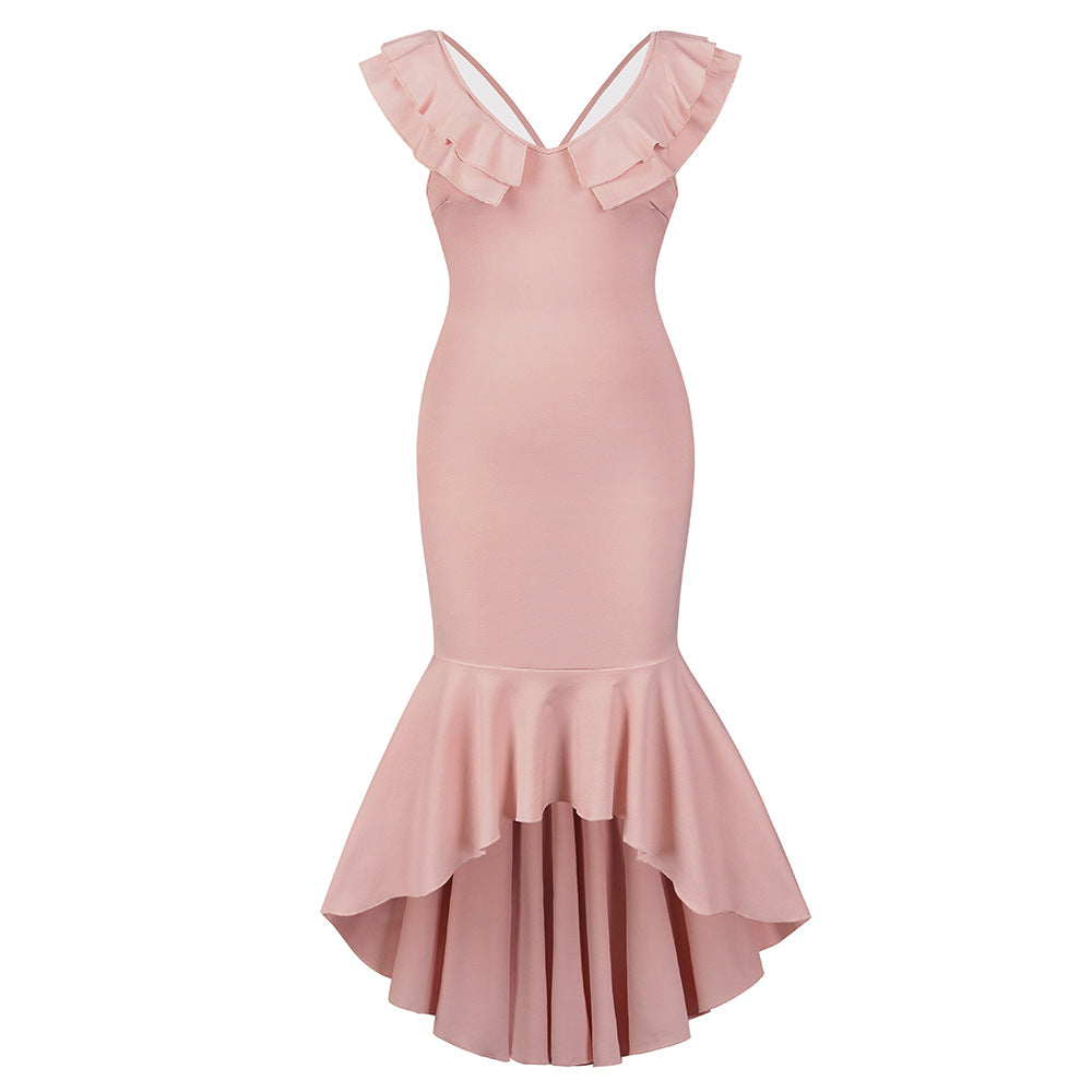 Sexy Backless Women Party Mermaid Dresses