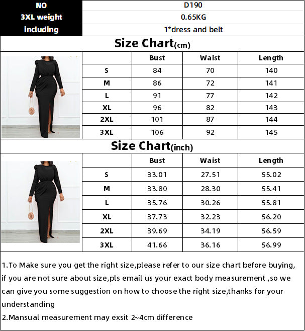 Sexy Split Front Plus Sizes Women Long Party Dresses
