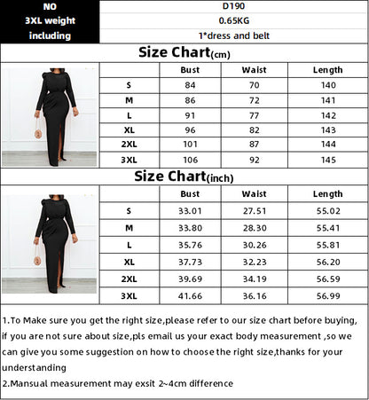 Sexy Split Front Plus Sizes Women Long Party Dresses