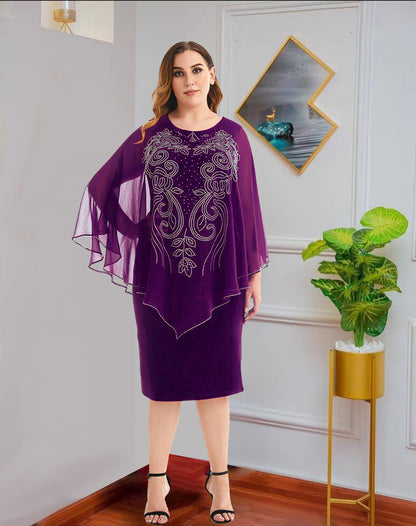 Fashion Chiffon Plus Sizes Dresses