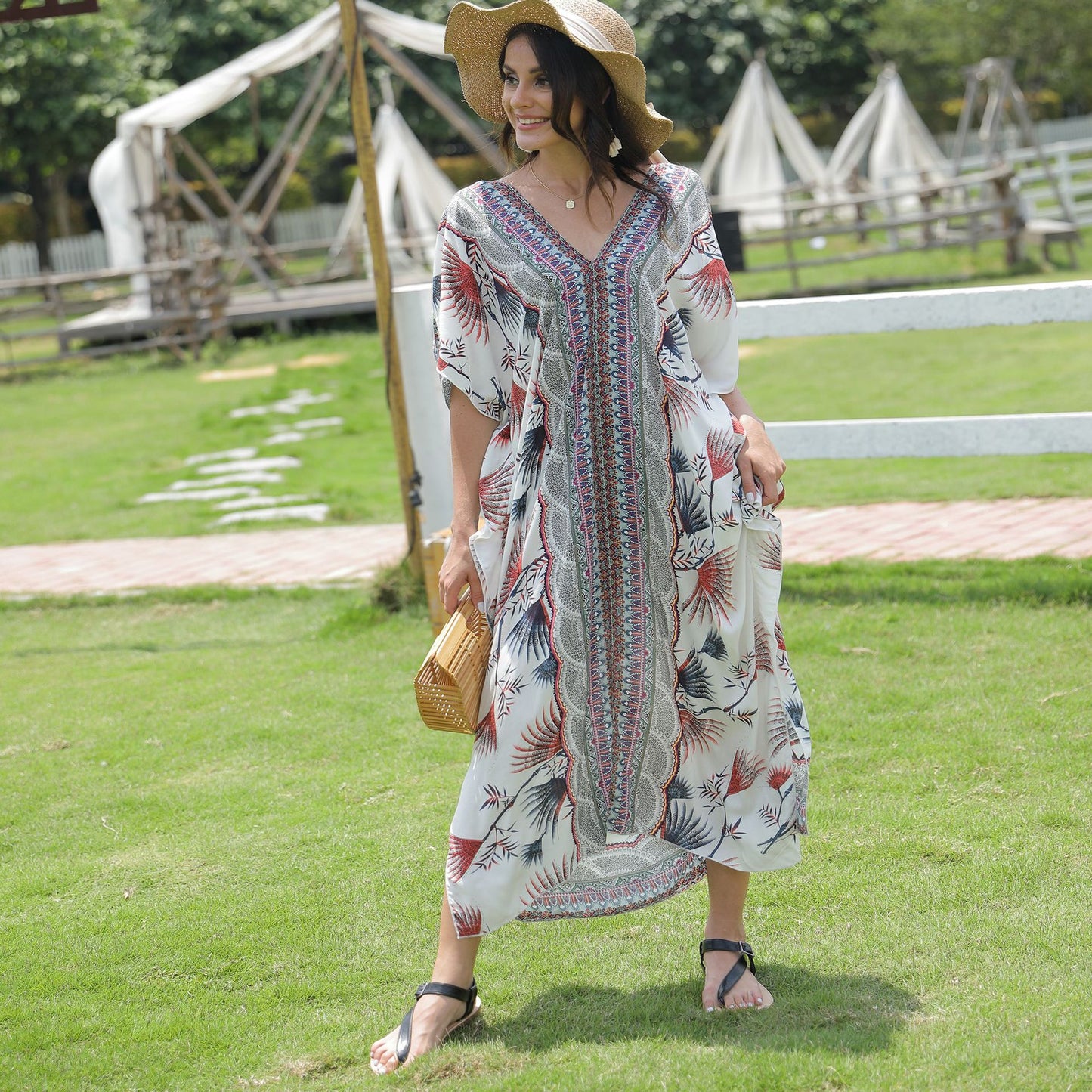 Casual Summer Beach Long Romper Dresses