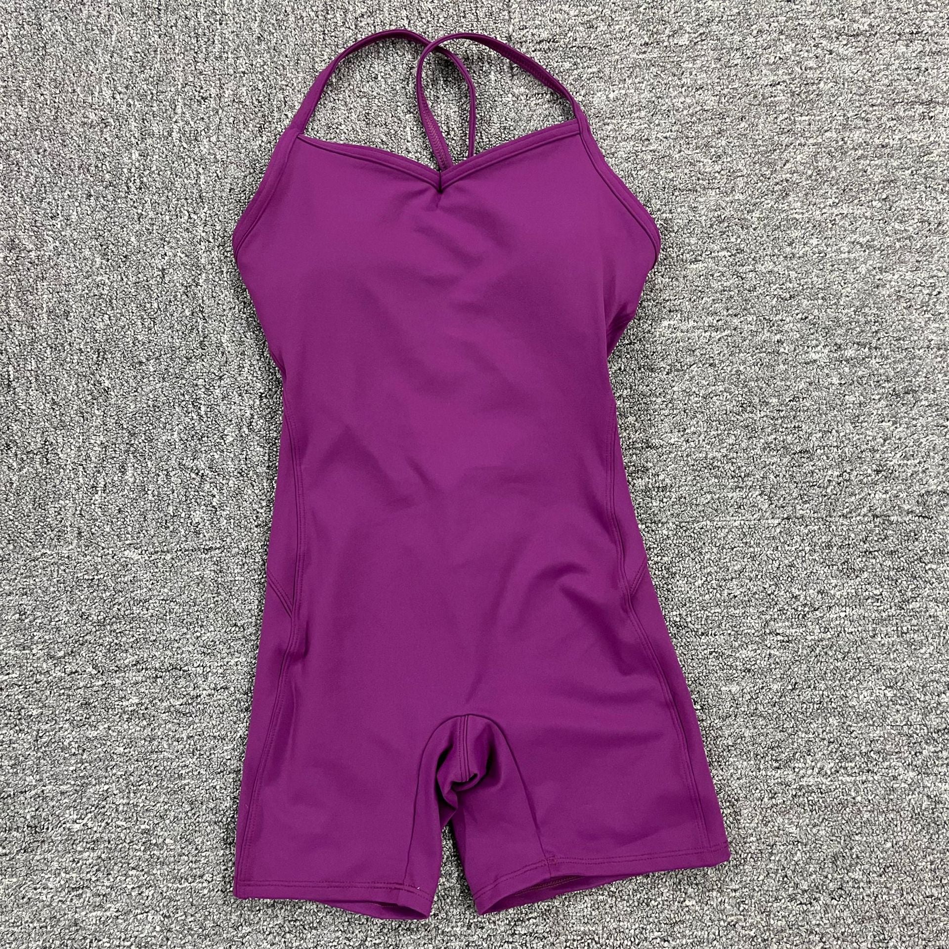 Sexy Backless Tight Short Sports Jumpsuits