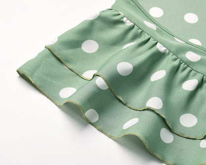 Summer Sexy Dot Print Long Summer Beach Dresses