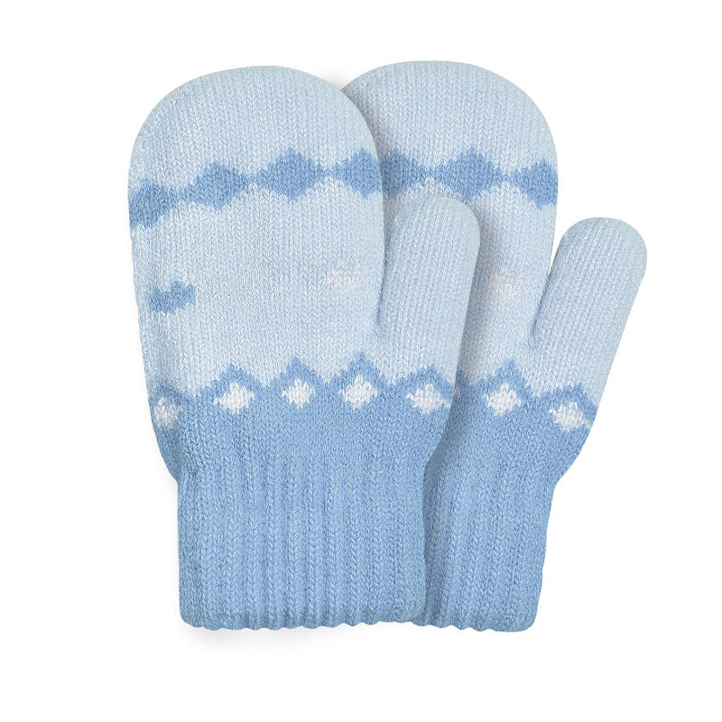 Winter Knitting Hats Gloves Scarfs 3pcs/set