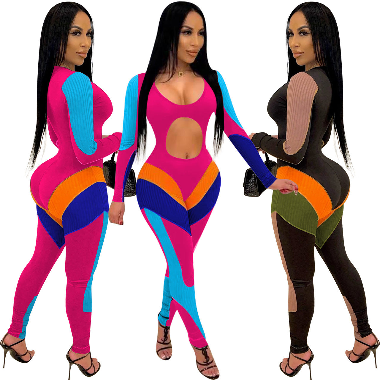 Sexy Midriff Baring Jumpsuits for Women