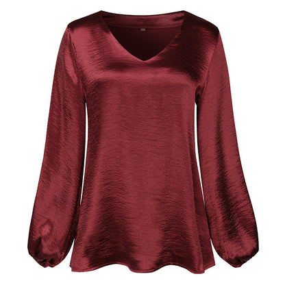 Casual Women Long Sleeves T Shirts Blouses
