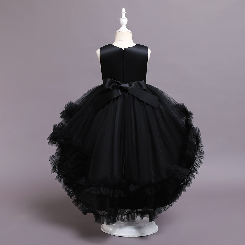 Lovely Girl's Princess Brush Train Ball Party Dresses