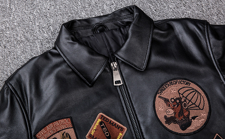 Winter Warm Sheep Skin Short Jackets for Men