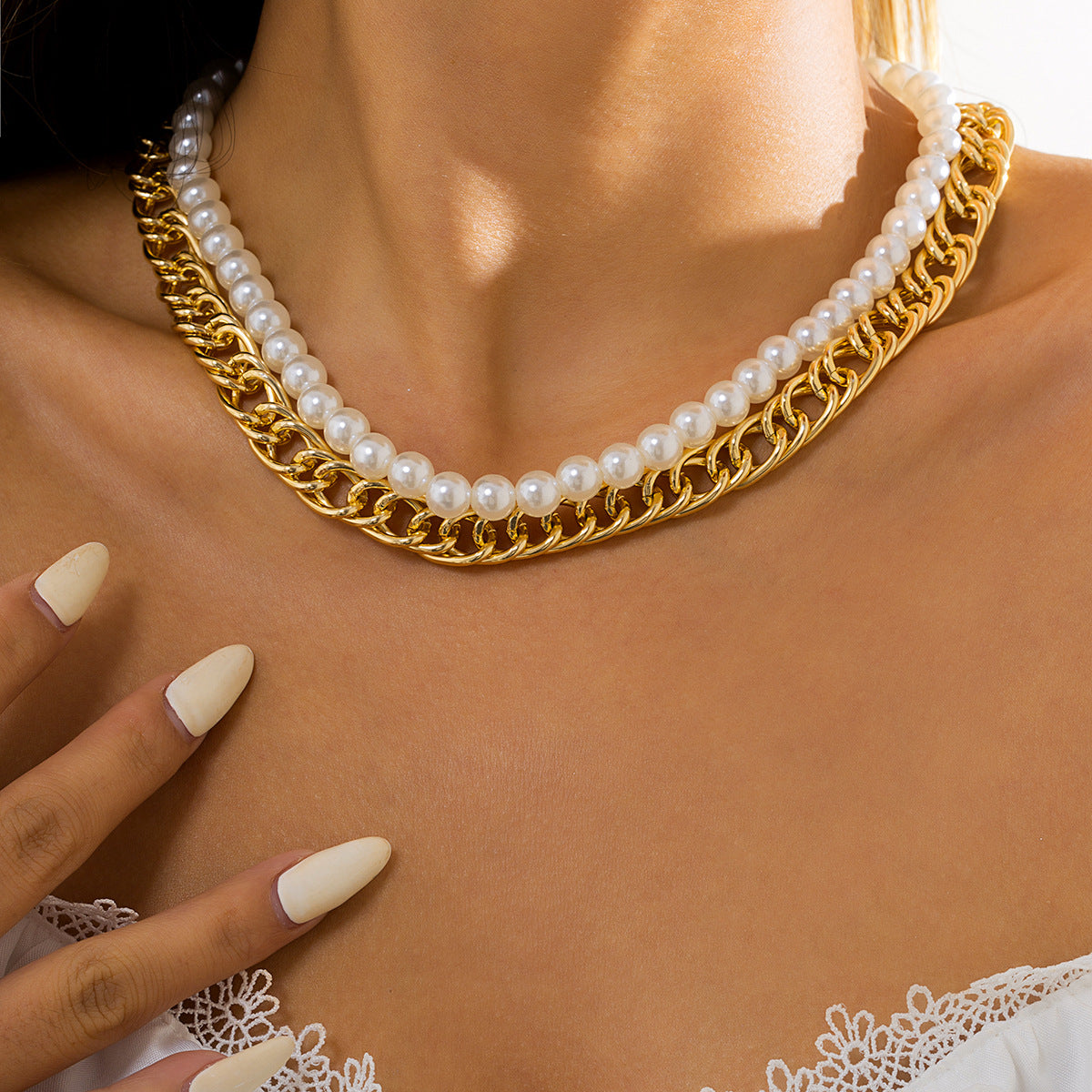 Hip Hop Style Chain Desgin Necklaces for Women