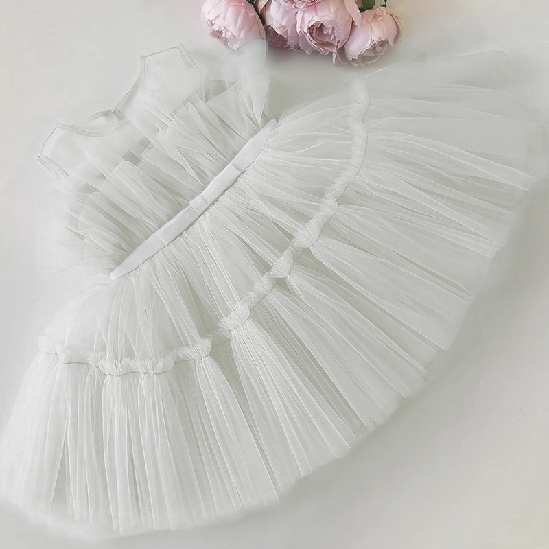 Cute Bow Sleeveless Princess Party Dresses