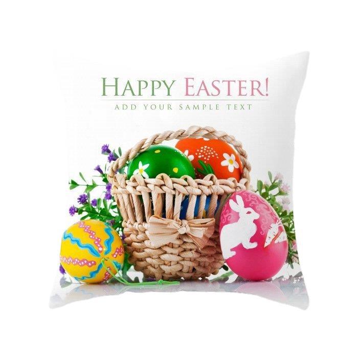 Easter Day Rabbit Pillow Case 2 Pcs/Set