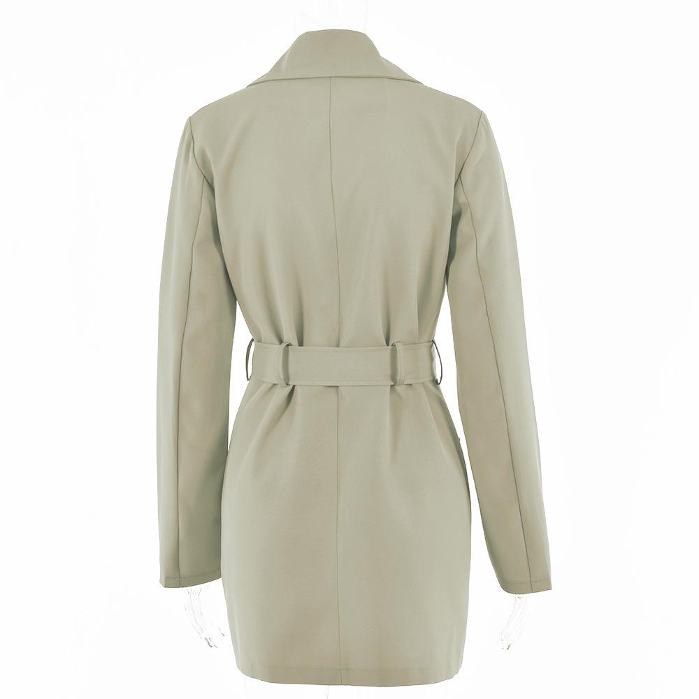 Women Fall Long Blazers with Blet--Free Shipping at meselling99