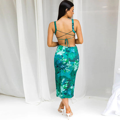 Sexy Backless Summer Women Dresses