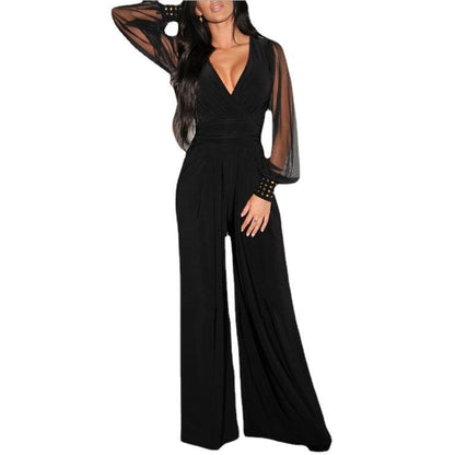 Plus Size Slim Waist Sexy Jumpuits-STYLEGOING