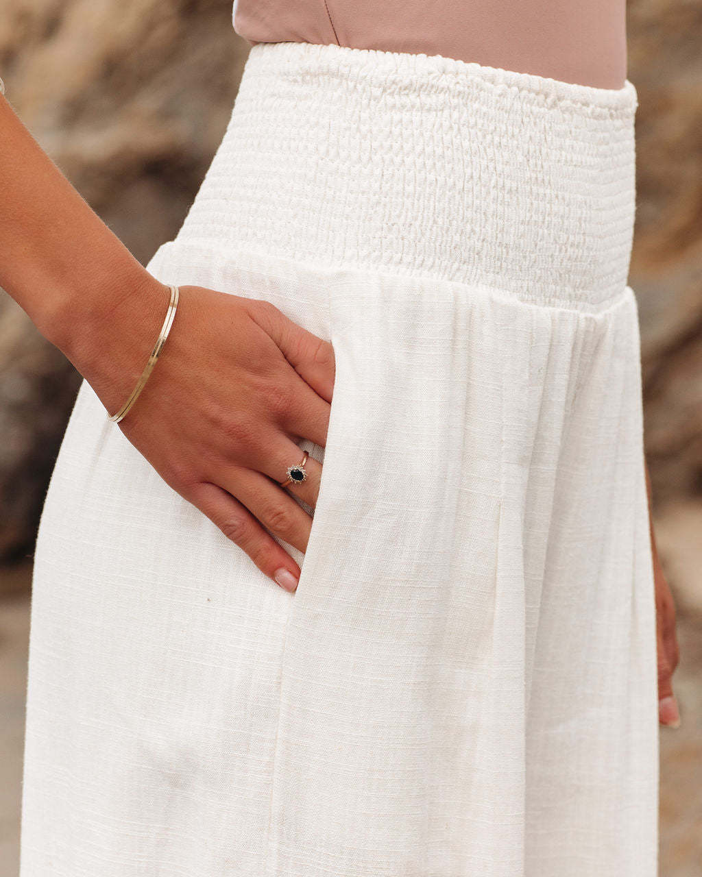 Casual Linen Summer Wide Legs Pants for Women