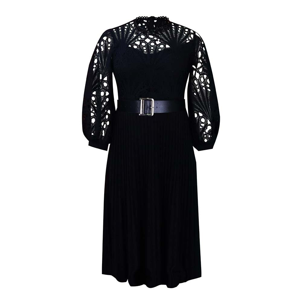 Elegant Hollow Out Plus Sizes Lace Party Dresses