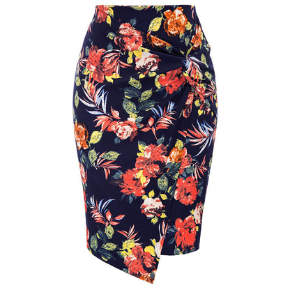 Sexy Casual Floral Print Bodycon Women Skirts
