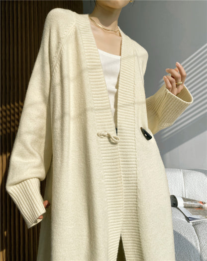 Classy Knitting Cozy Women Long Cardigans